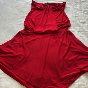ARDEN B. strapless dress and two-layer A-line skirt with spikes size S